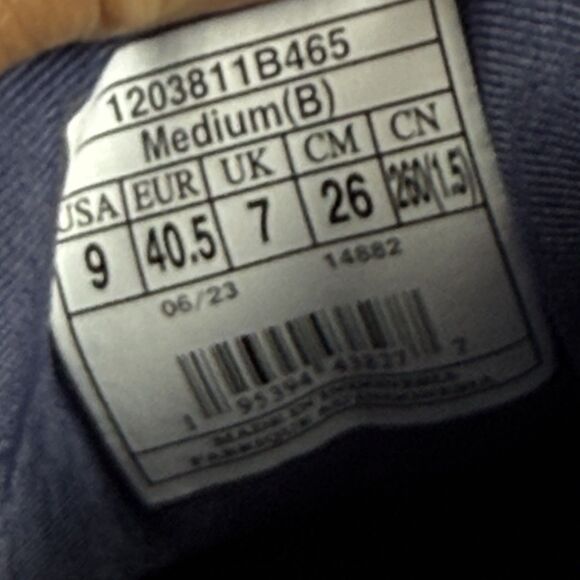 Brooks Adrenaline GTS 23 Women’s Size 9 Vista Blue Linen Running Walking Sneaker - Picture 10 of 11